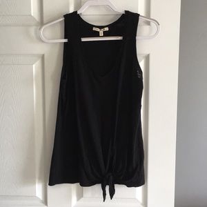 Express One Eleven Tie Front Easy Tank